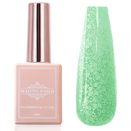 Preview: UV Gel - 5410 - Confetti Gel - Pastel Green